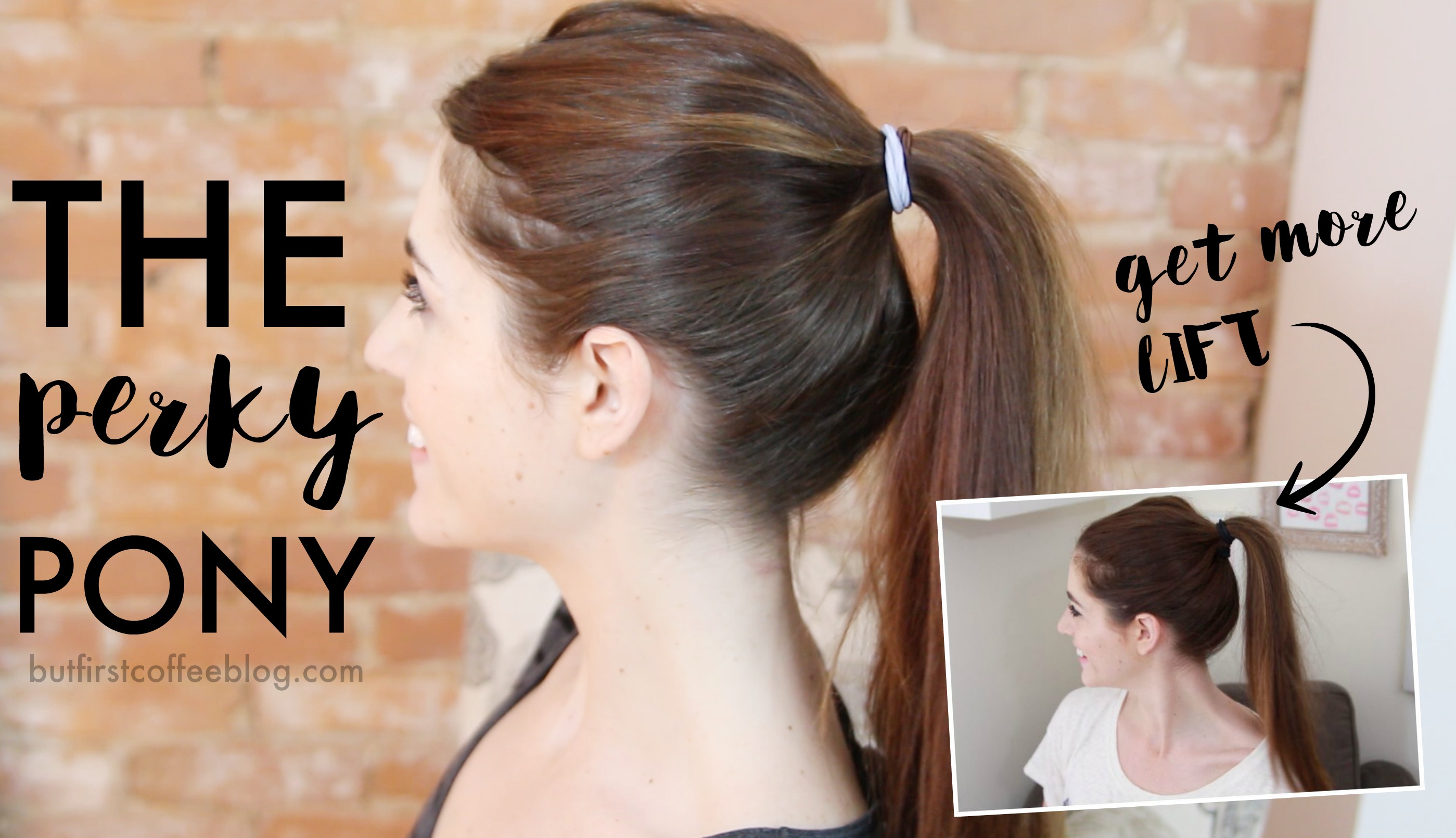 Different Ponytail Ideas - Perky Ponytail