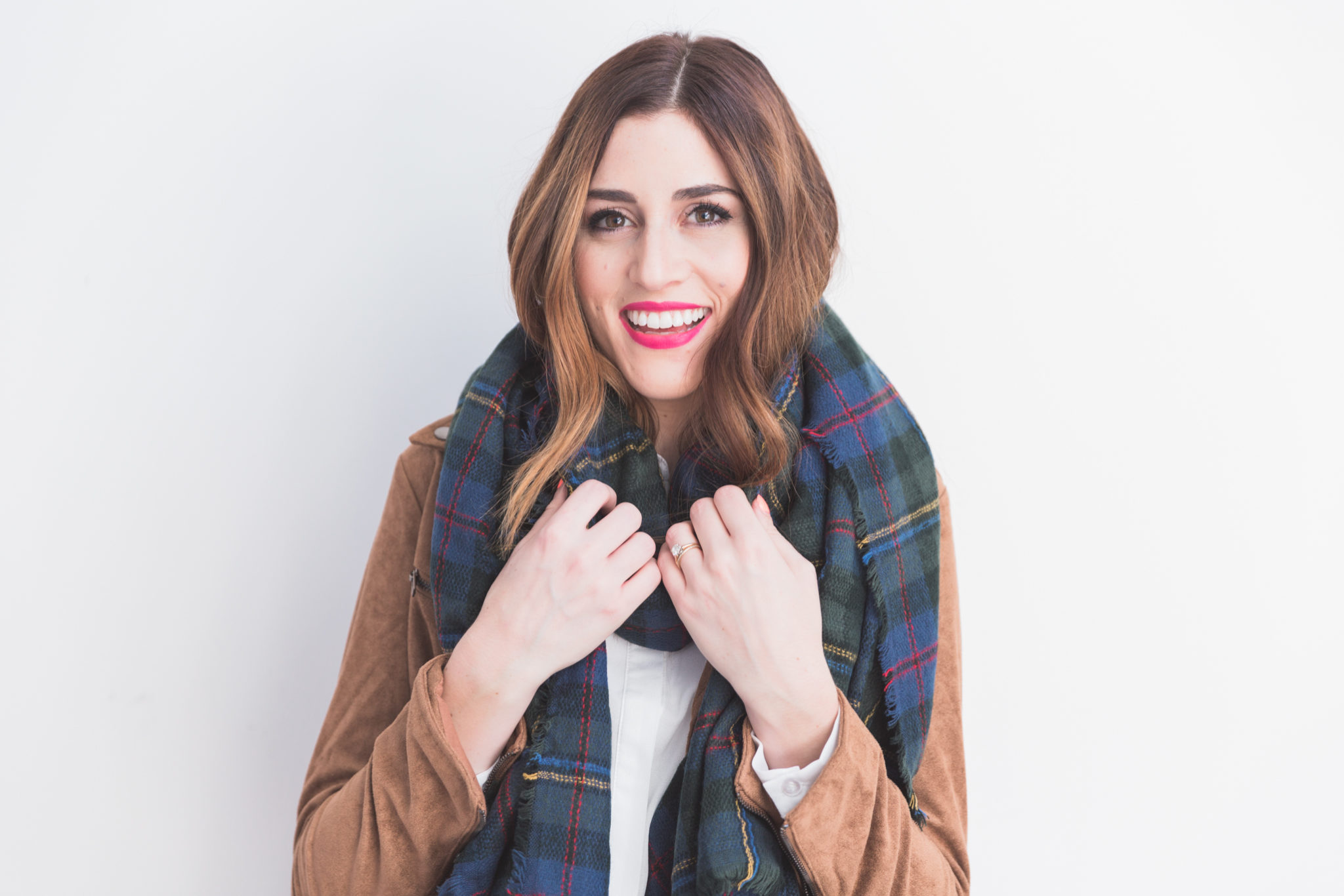 Oversized Blanket Scarf - Kallie Branciforte of But First, Coffee