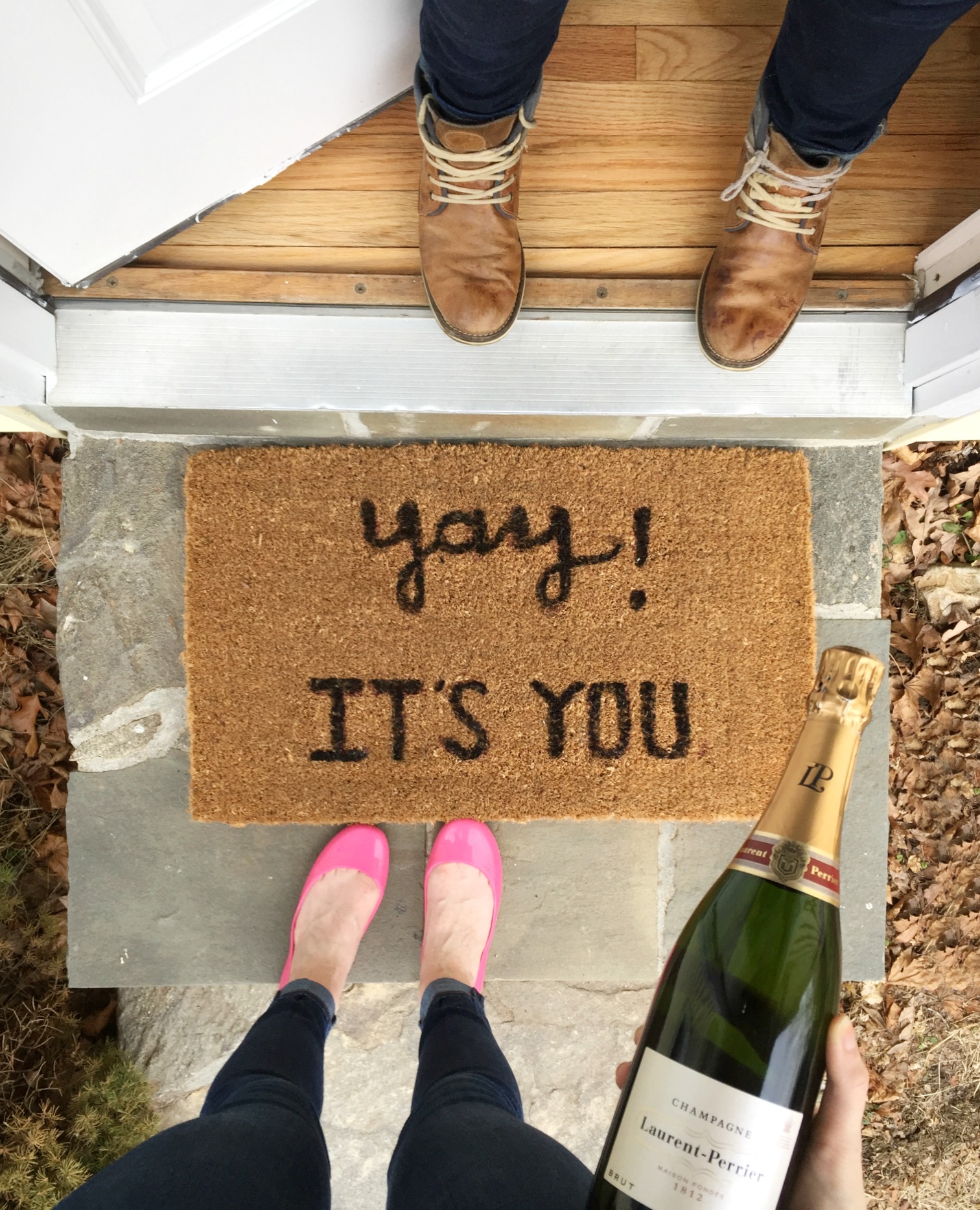buy or diy doormat | DIY welcome mat