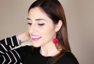 DIY Pom Pom Earrings | How to Make fun pompom earrings | CT Blogger