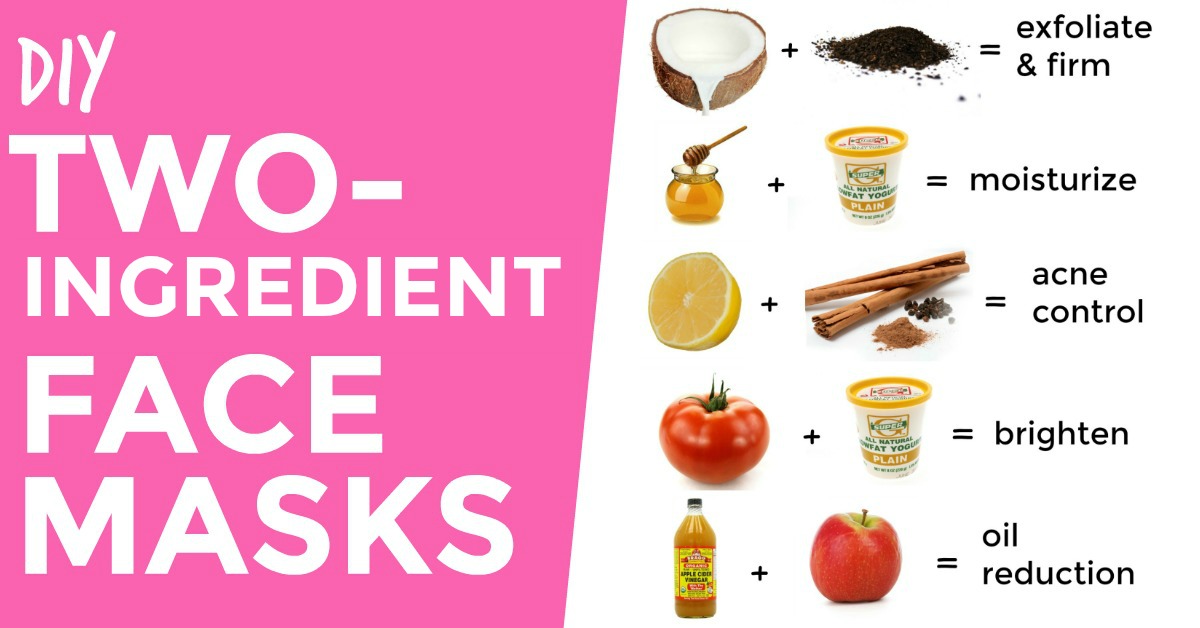 Two-Ingredient D.I.Y. Face Masks for Every Skin Type