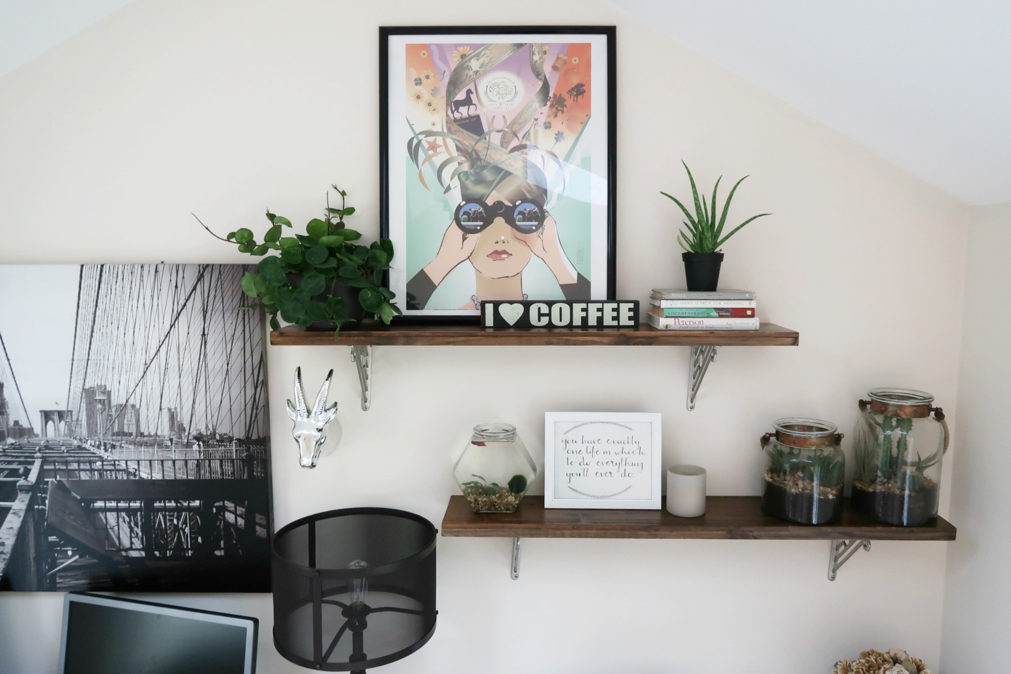Office Tour and Makeover Reveal | DIY Office makeover