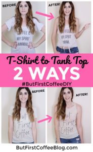 How to Turn a T-Shirt into a Tank Top - 2 Different Ways
