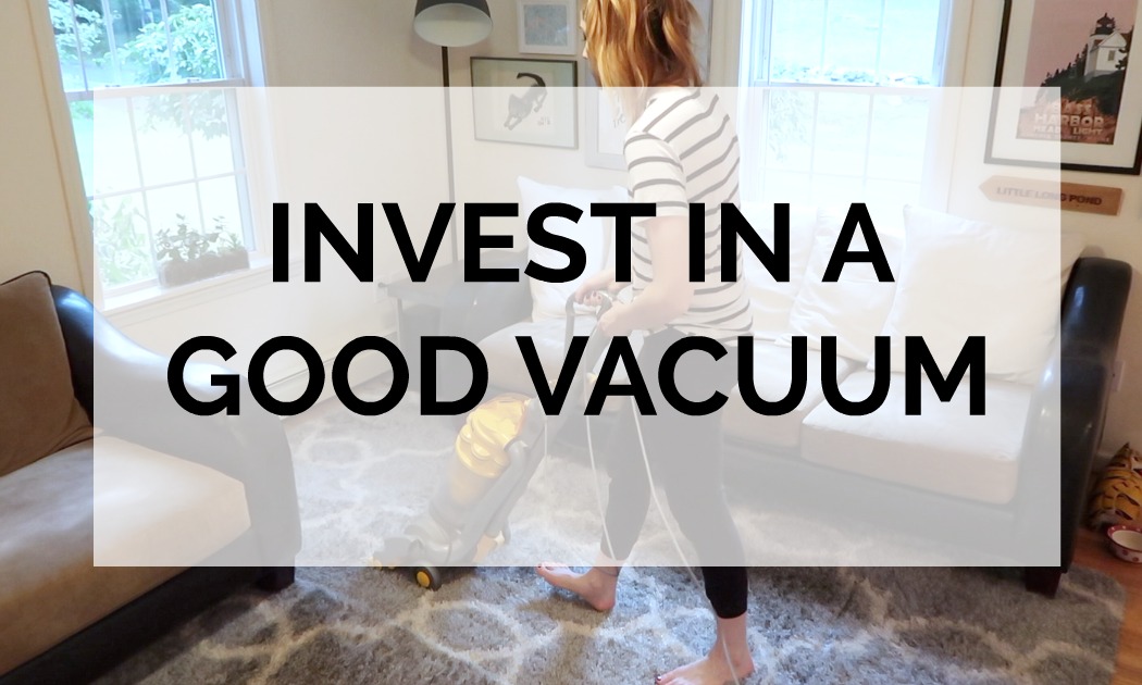 How to have a clean house with dogs | use a good vacuum 