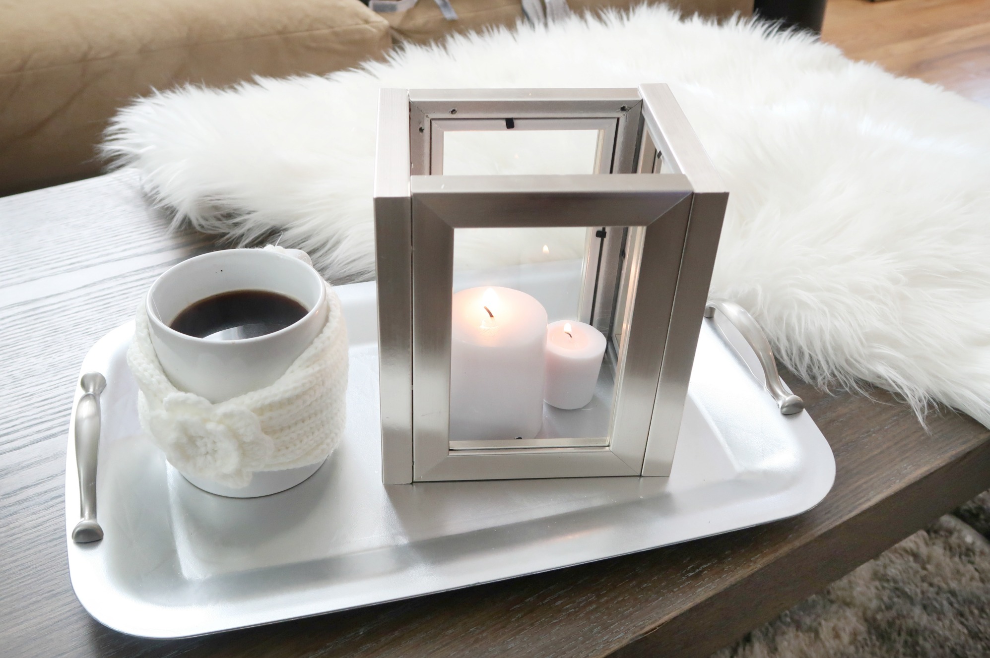 DIY Candle Lantern From the Dollar Tree + 5 other cozy, affordable DIYs