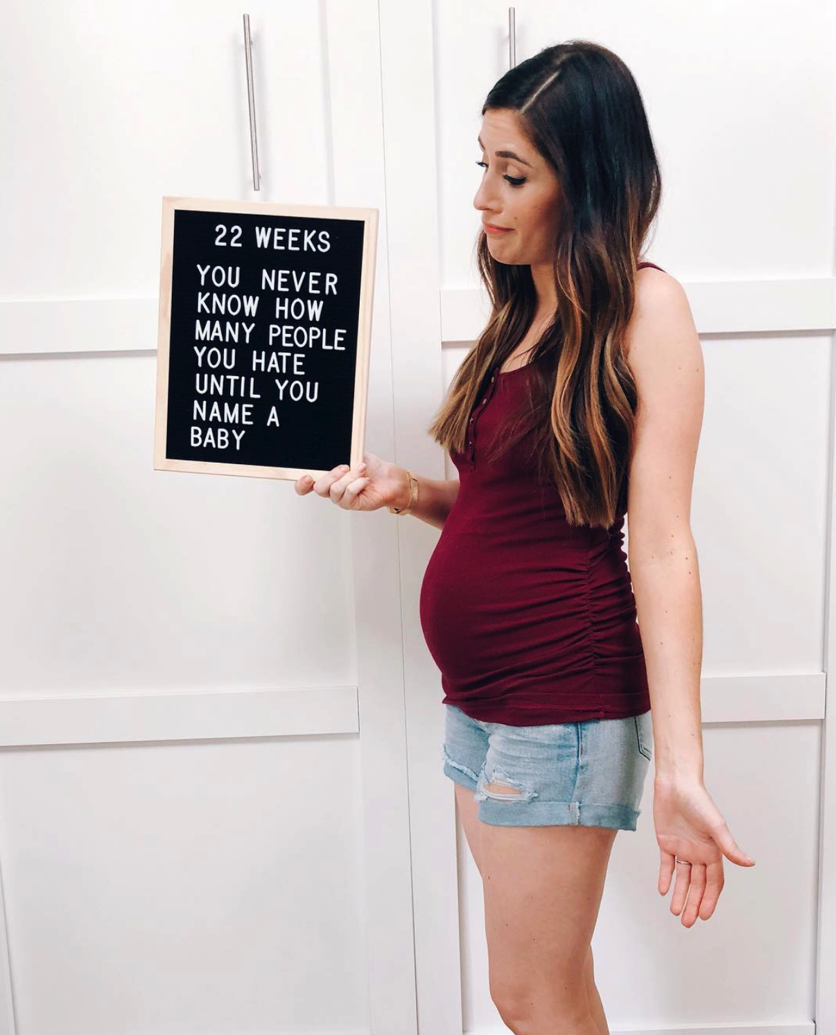 Week 22 Pregnancy Bump Date