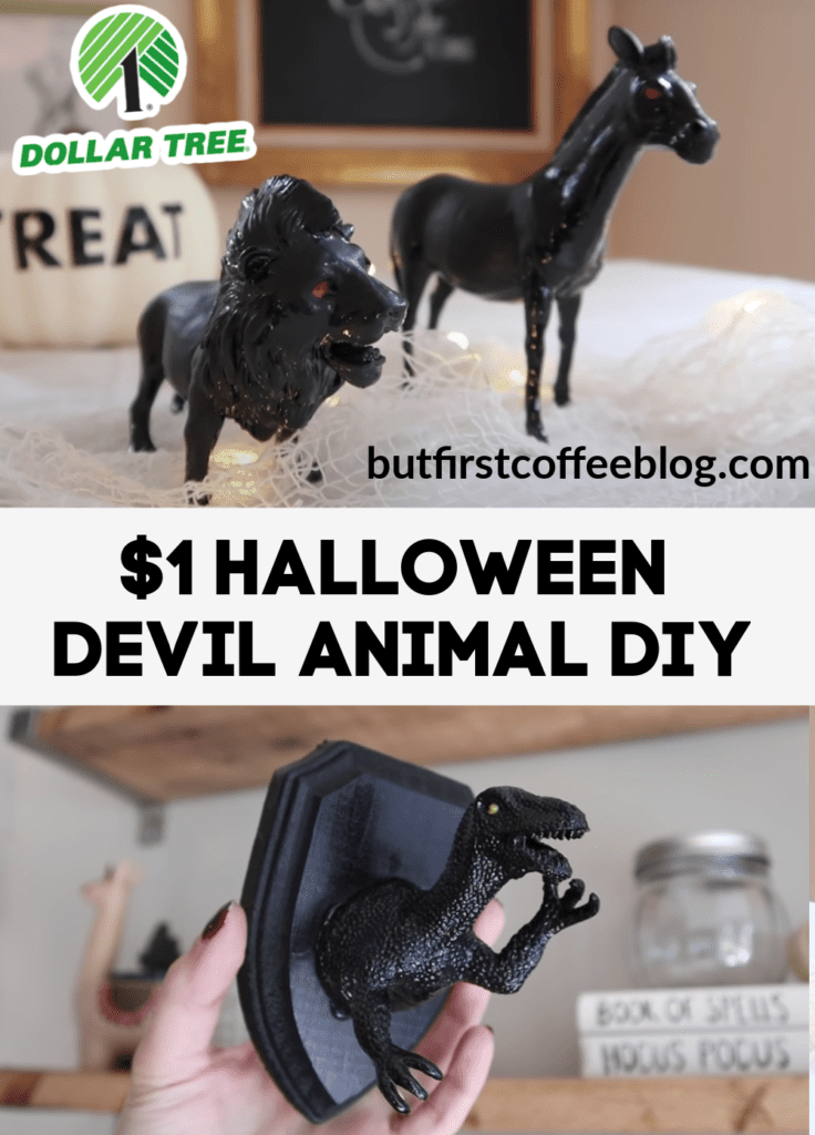 Dollar Tree Halloween DIY Ideas | Devil Animals