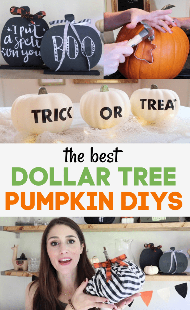26 Dollar Tree Halloween DIYs Pumpkins